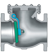 Flanged swing check valves